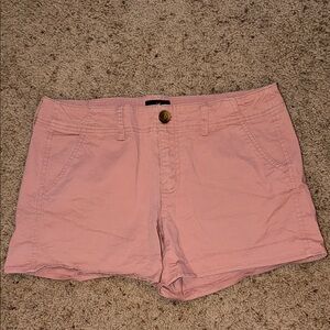 American Eagle Outfitters Pink Shortie Stretch Shorts Size 10